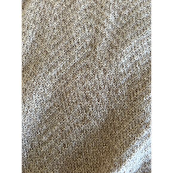 NWT Cejon sweater lightweight turtleneck short sleeve one size Oatmilk - Picture 7 of 9